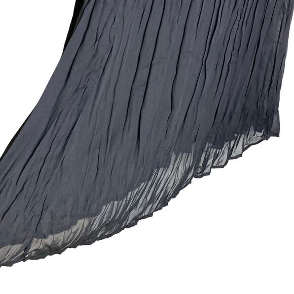 Best American Clothing Co Vintage Sheer Crinkled Maxi Skirt Size L - Picture 3 of 6